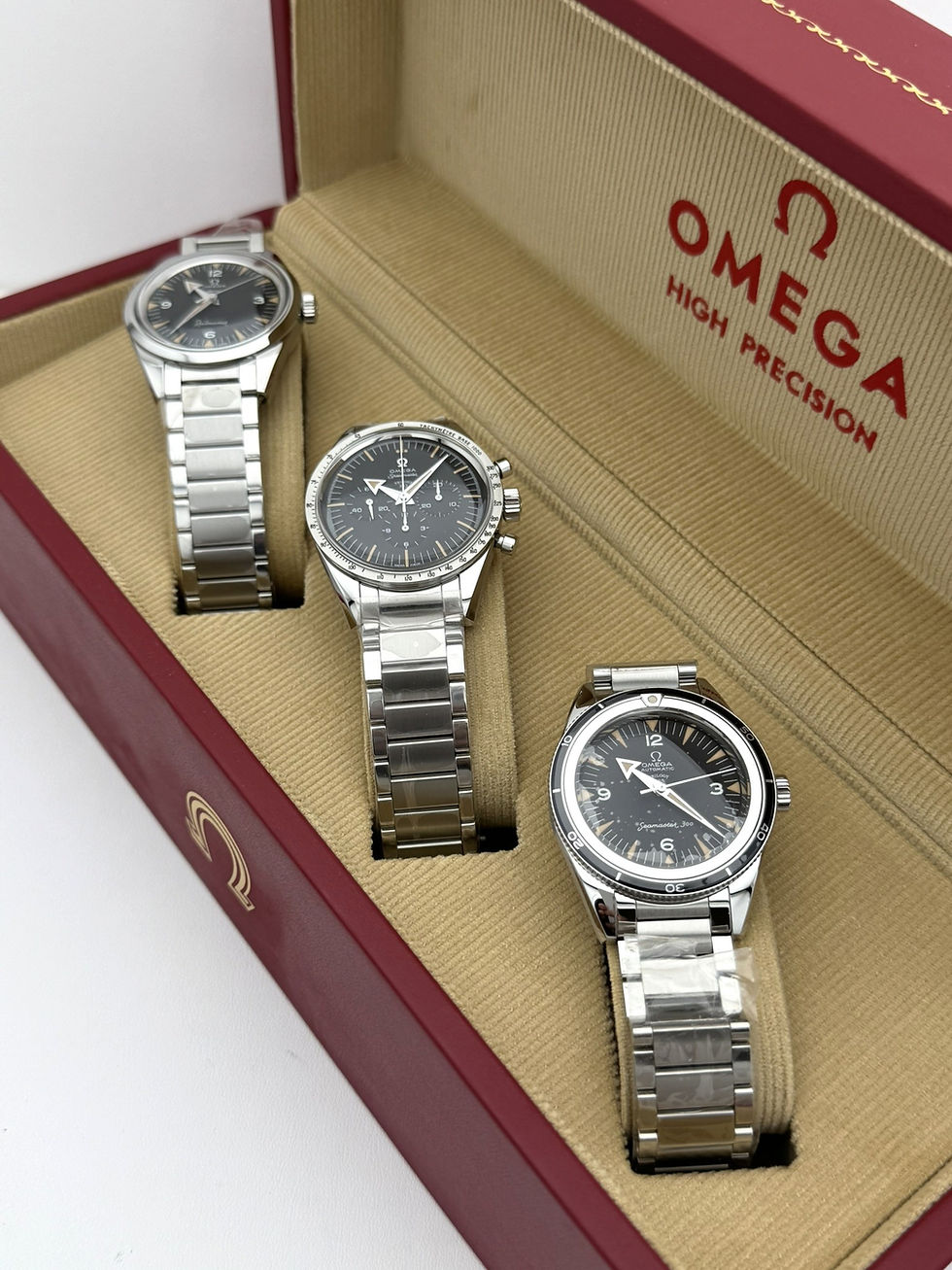 Omega Trilogy Set 1957 Limited Edition - Full-Set New/Unworn full-stickers 2018