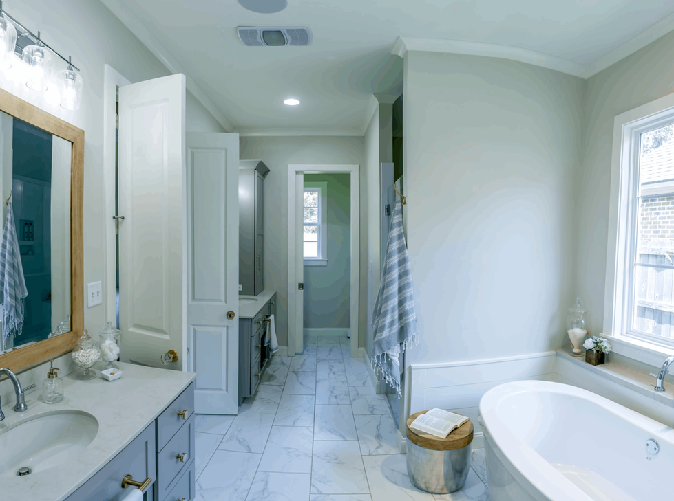 Cedar Lake pano bathroom 1 design by Top's Designs, Appliances, & Cabinetry