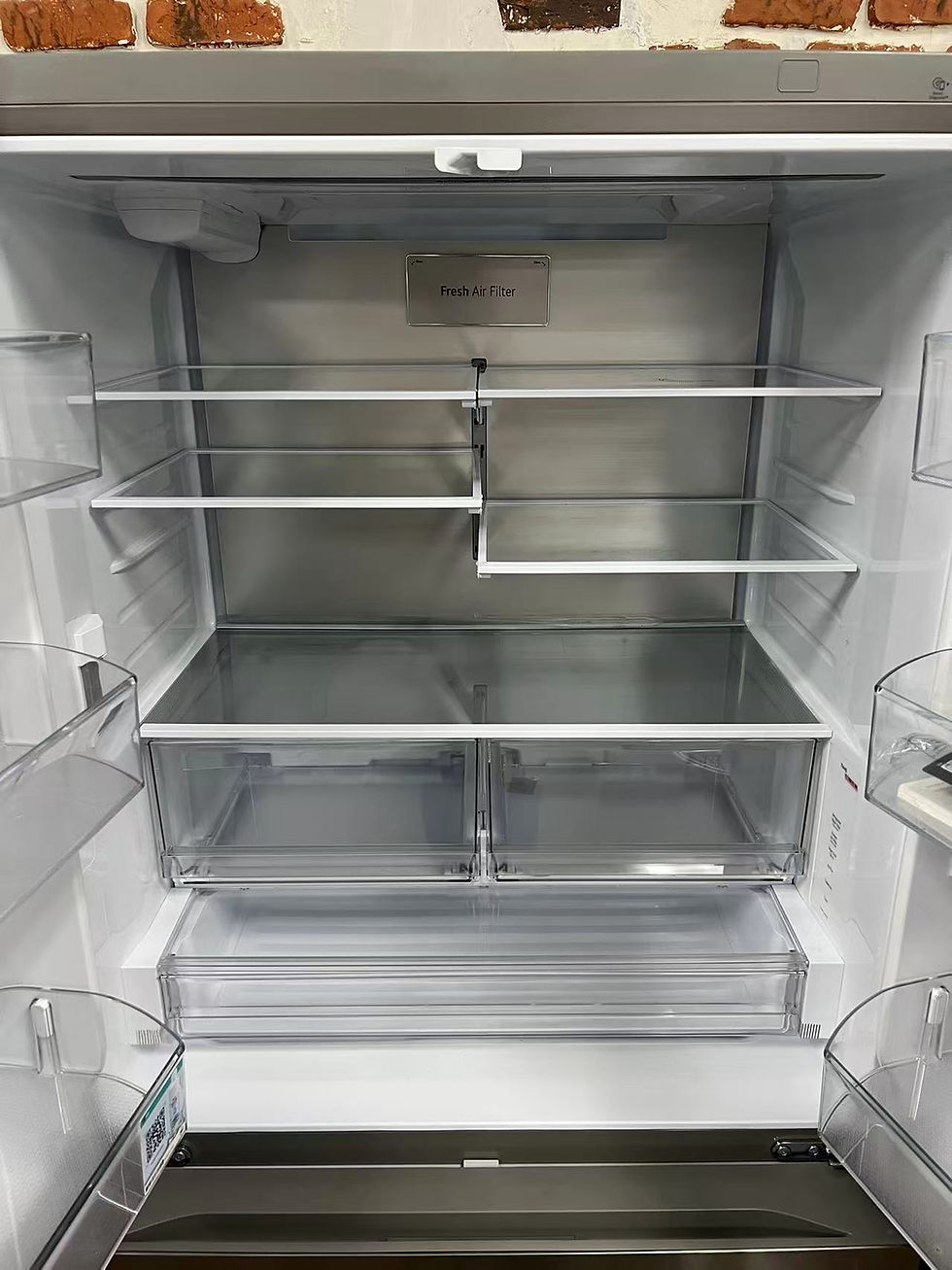 Thumbnail: 27 cu. ft. SMART Counter Depth MAX French Door Refrigerator with Ice and Water,