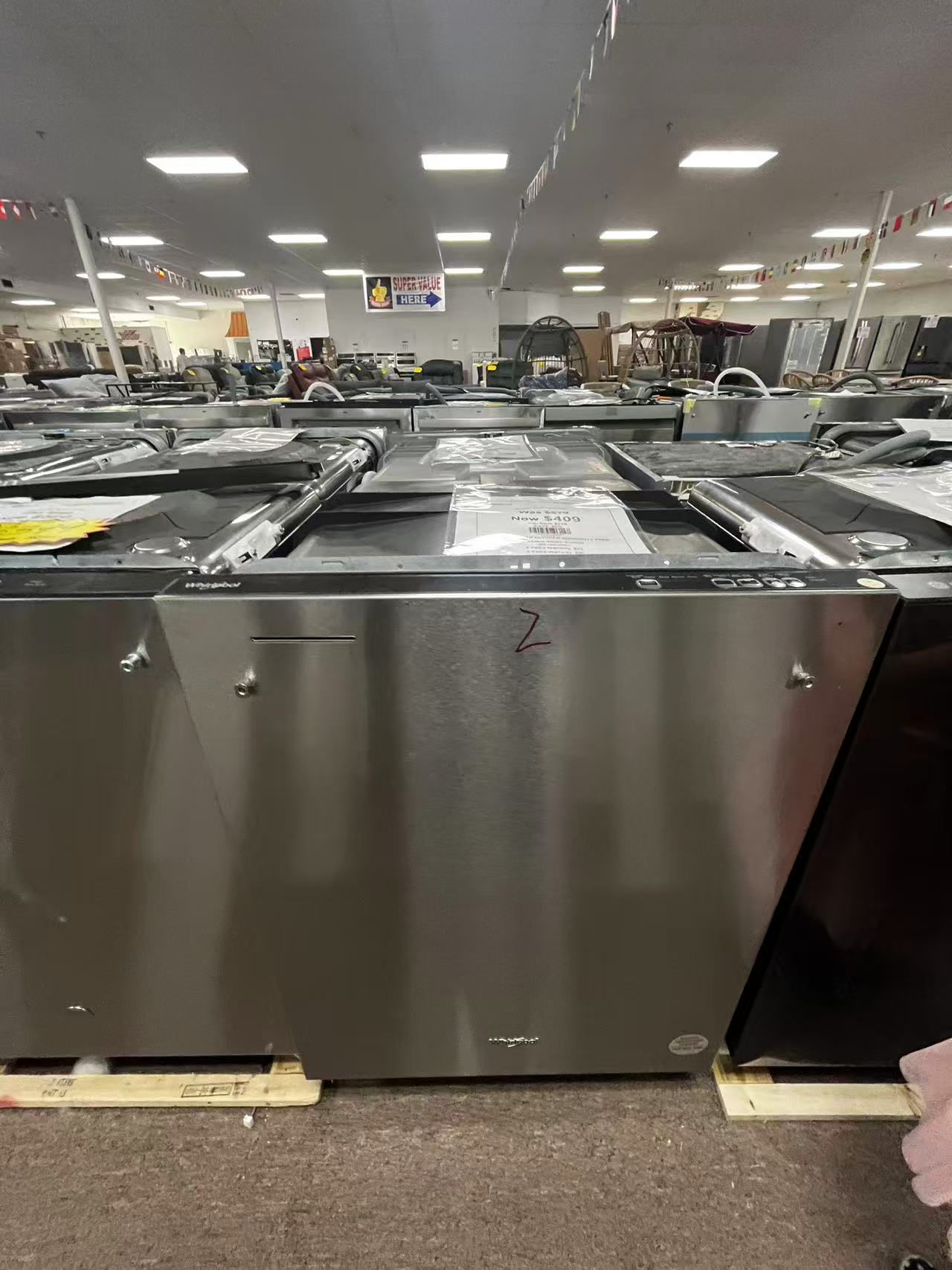 24 in. Fingerprint Resistant Stainless Steel Top Control Dishwasher with Extende