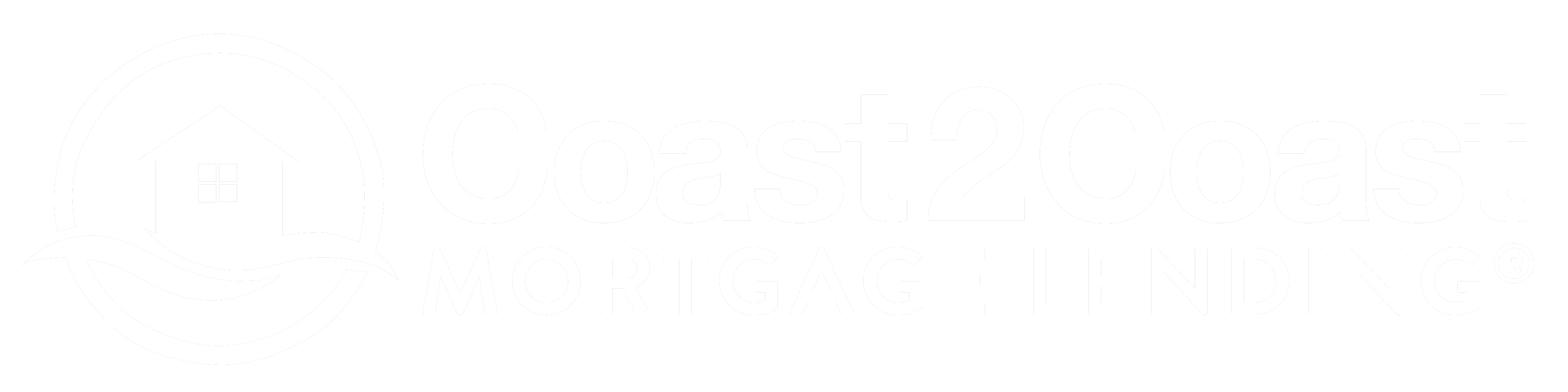 Coast2Coast Mortgage Lending Logo - Wide - White (Transparent).png