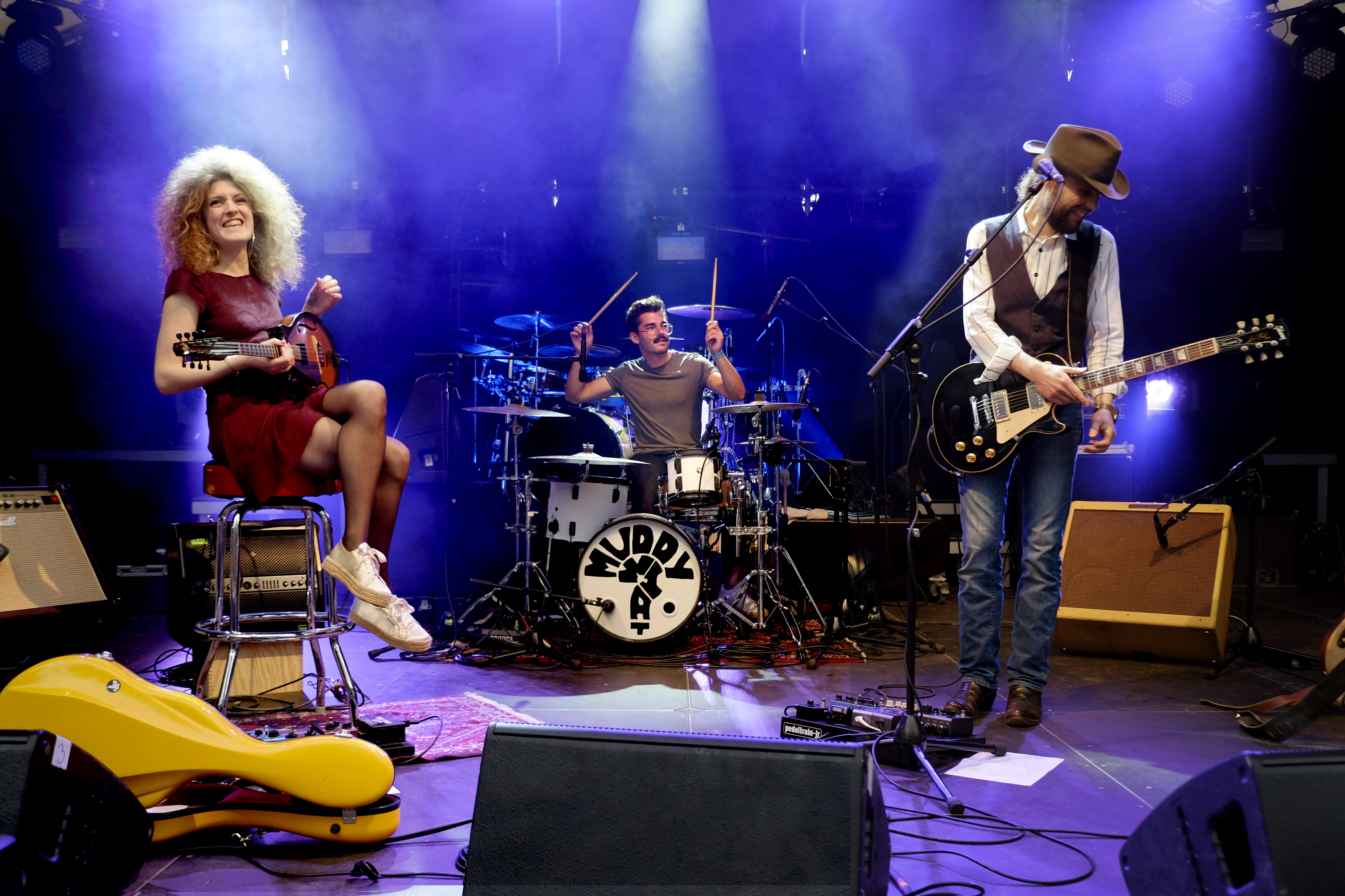 Muddy What? live auf der Bühne, Buchung über Big D Bookings