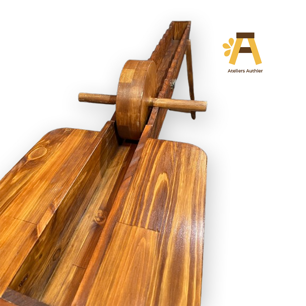 Miniature : la meule jeu en bois