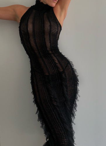all black casual dress Angel Maternity Sophia Maternity Belt Work Dress in Black