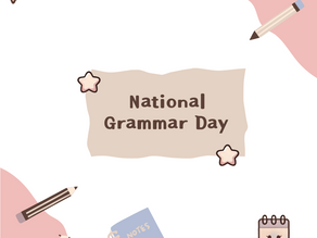 national grammar day
