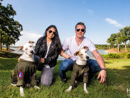 Life's Better With a Co-Pilot | Dallas Pet Photographer