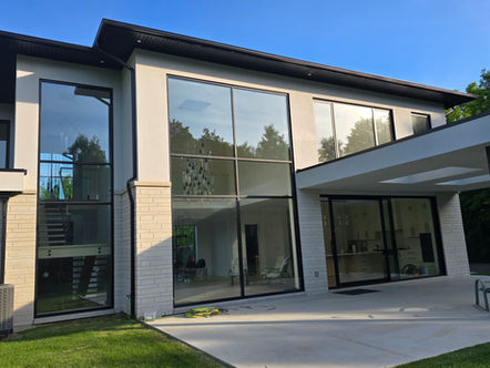 Caledon custom Home, Reynaers Fenestration