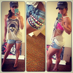 My own painted shorts!