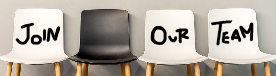 Job recruiting advertisement represented