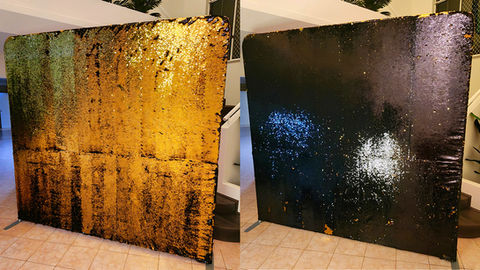 Gold/Black Dual Coloured Sequin Backdrop
