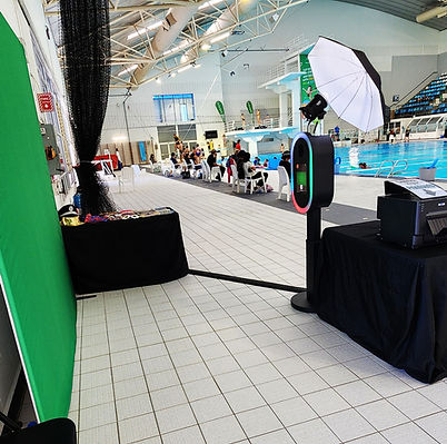 green screen photo booth state swim swimming carnival at perth HPC