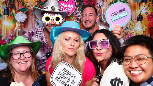 open air photo booth elizabeth quay christmas party
