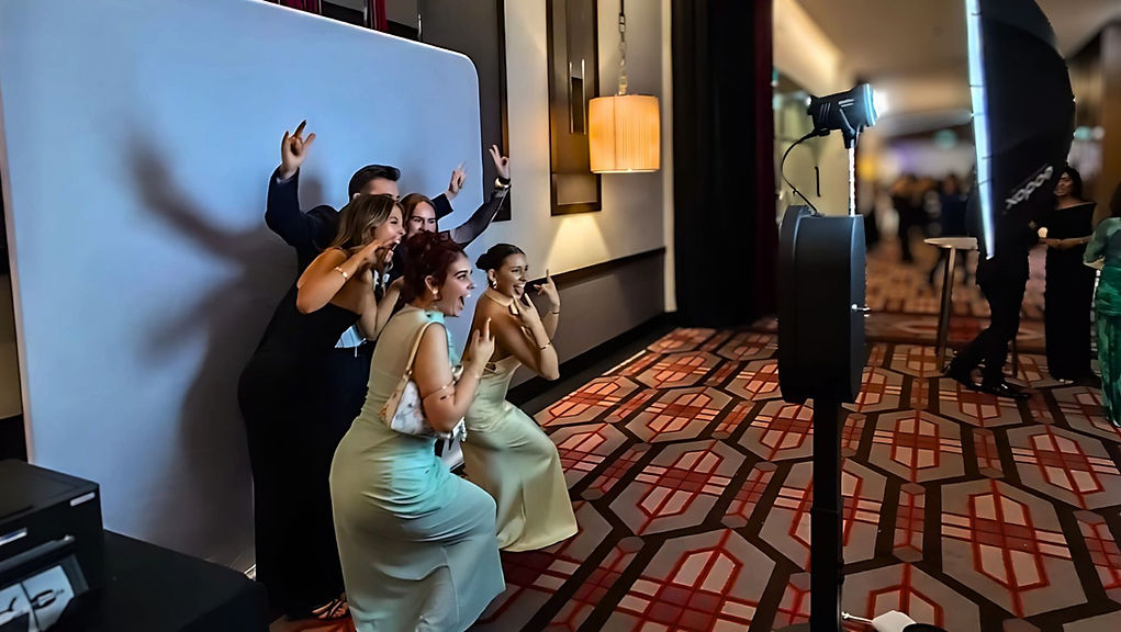 hire a photo booth for your next event and entertain guests
