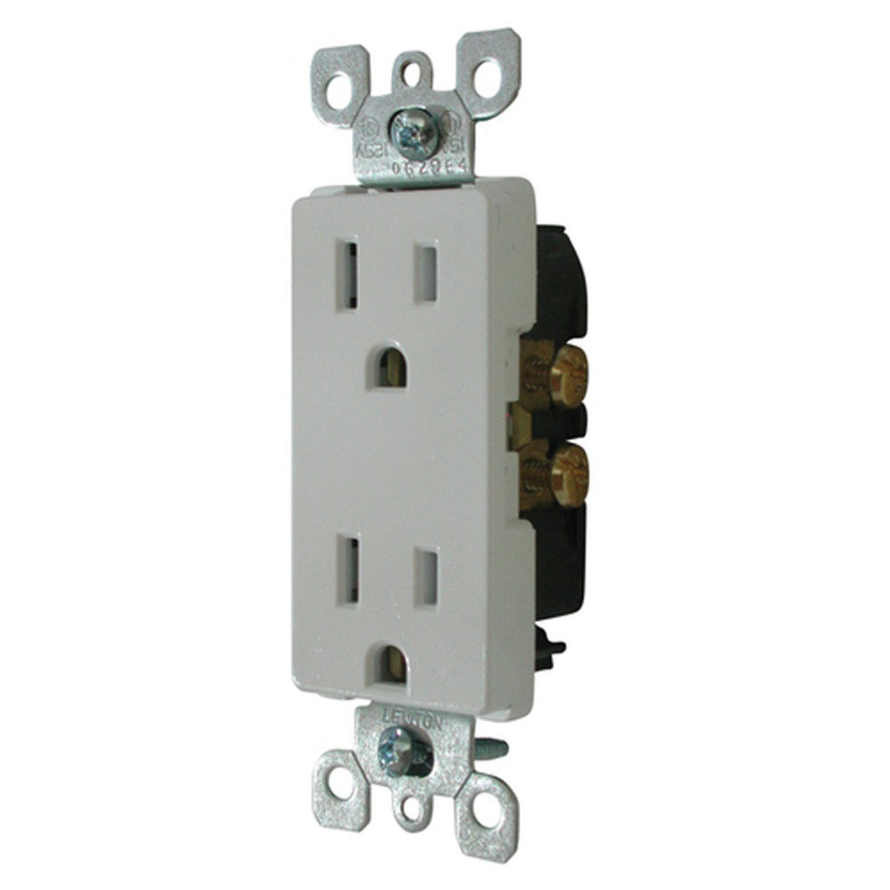 SQUARE RECEPTACLE WHITE