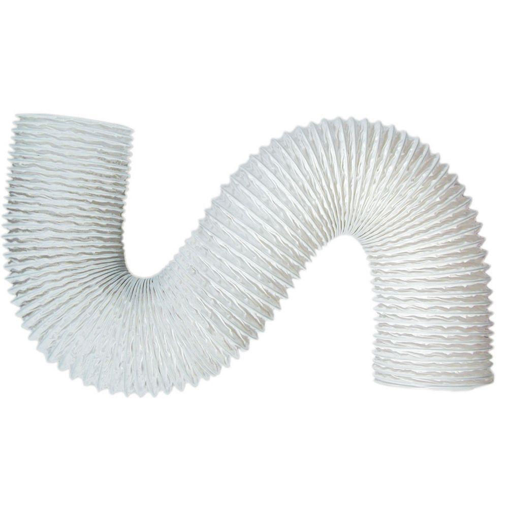 4 X 50 PVC DUCT HOSE WHITE PLASTIC