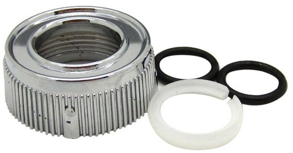 SPOUT NUT AND RING REPLACEMENT KIT CHROME