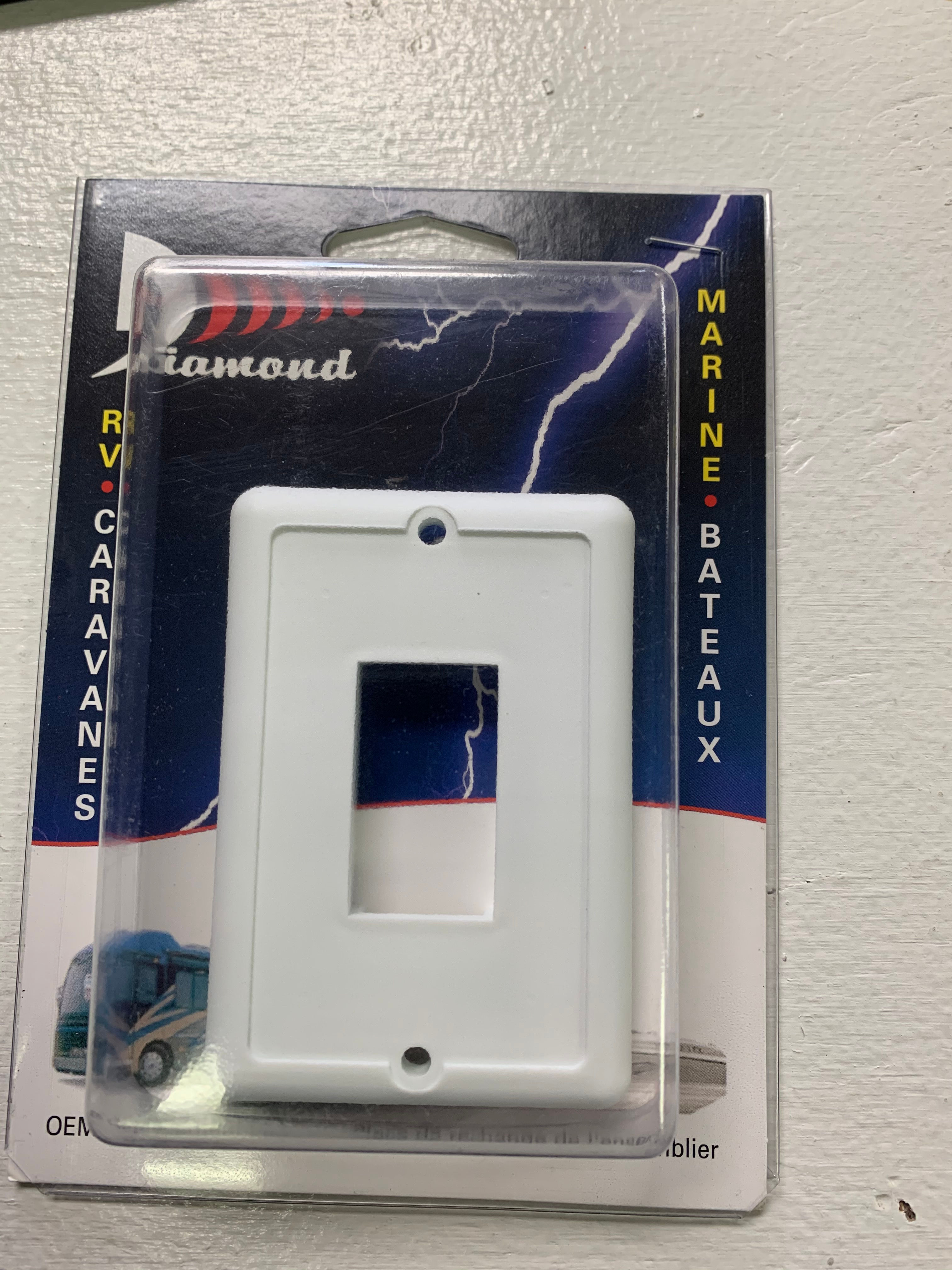 WHITE FACE PLATE 129 SERIES