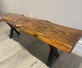 Bench - Live edge 