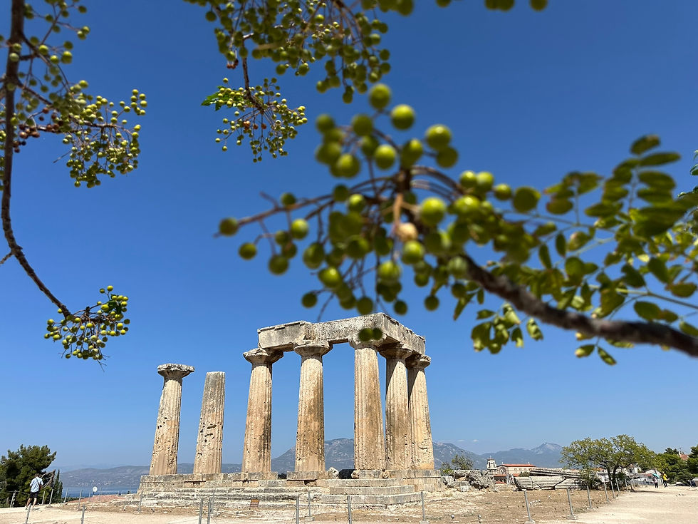 Starożytny Korynt - Świątynia Apollina 