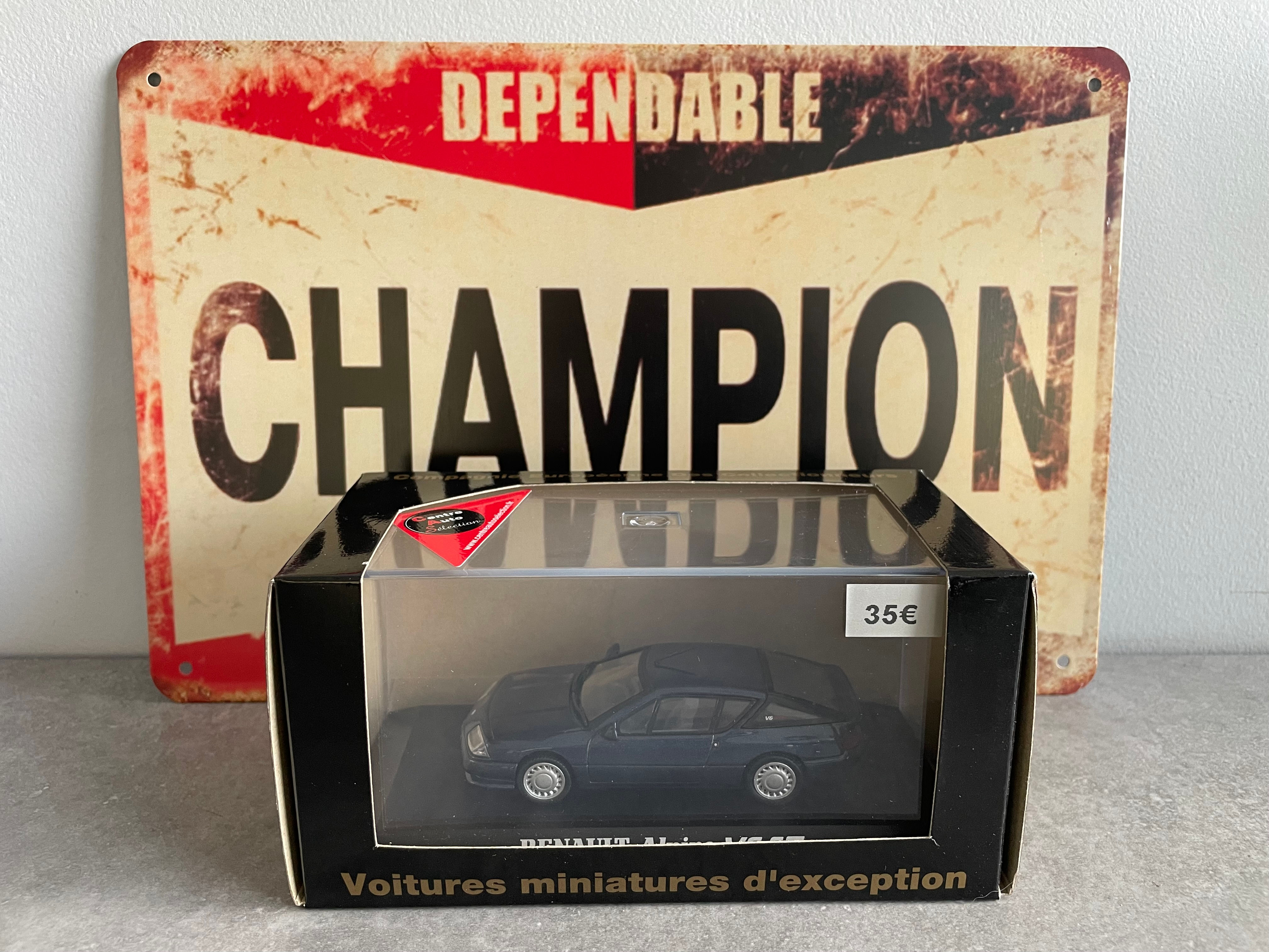 Voiture miniature RENAULT Alpine V6 GT - Bleu