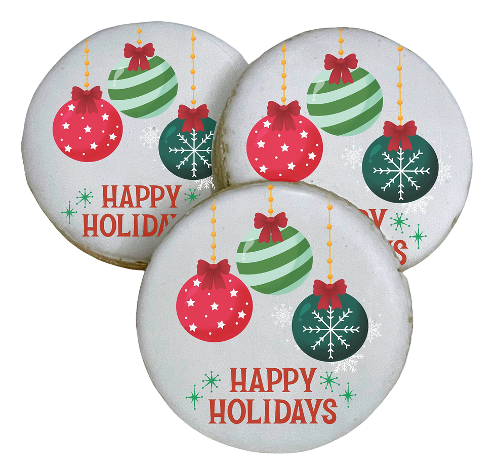 Happy Holidays Ornaments
