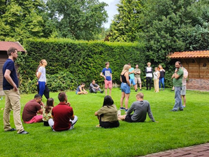Leo Lähteenmäki sharing his Erasmus+ youth exchange experience