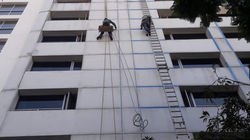 Mantenimiento a fachada de paneles de aluminio (Alucuvon)