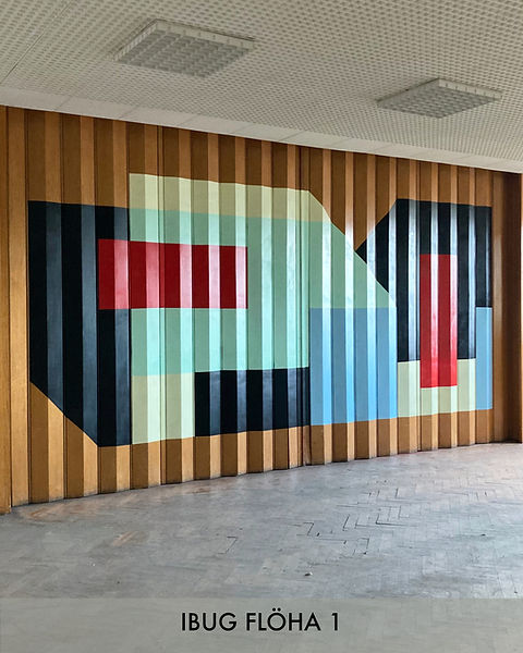 Studio OFFBEAT - Michael Hennings Mural IBUG Flöha Faltwand