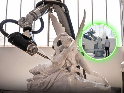 LAS OBRAS MAESTRAS DE GRANDES ARTISTAS AHORA PUEDEN SER
REPLICADAS Y POTENCIALMENTE
SUSTITUIDAS POR UN CINCEL ROBÓTICO