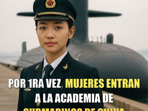 Por primera vez en 72años, China recluta mujeres para suacademia de submarinos