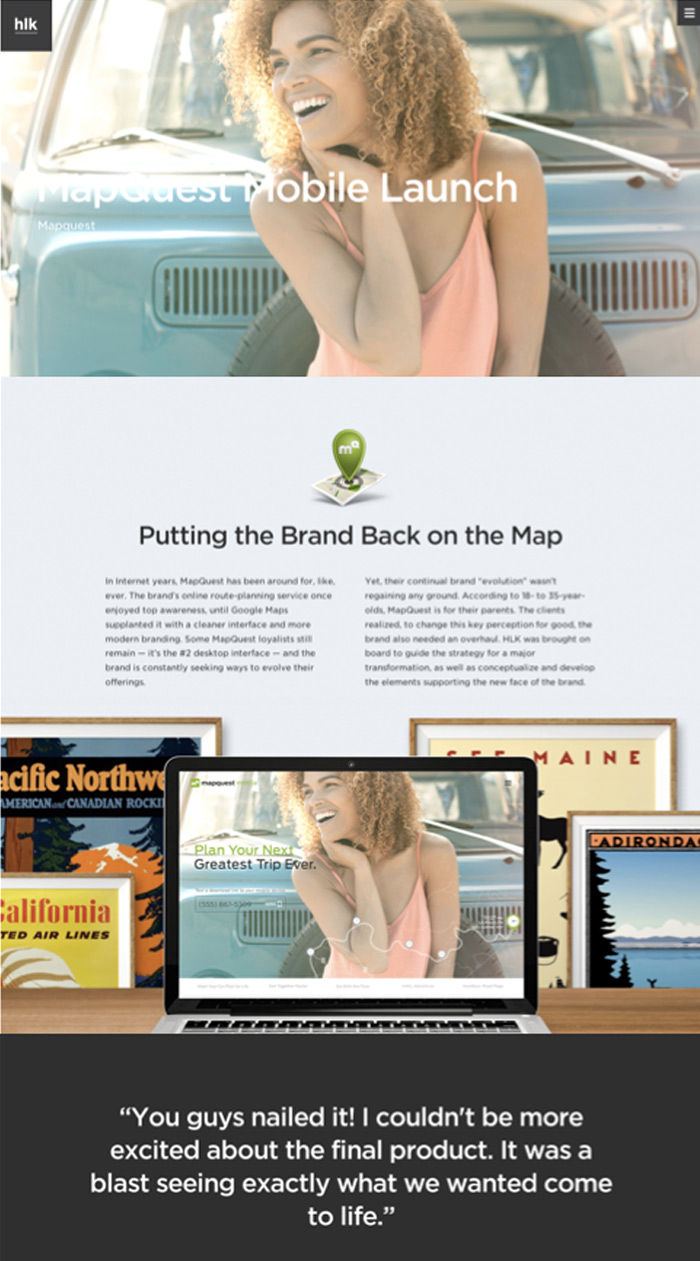 web design portfolio long HLK