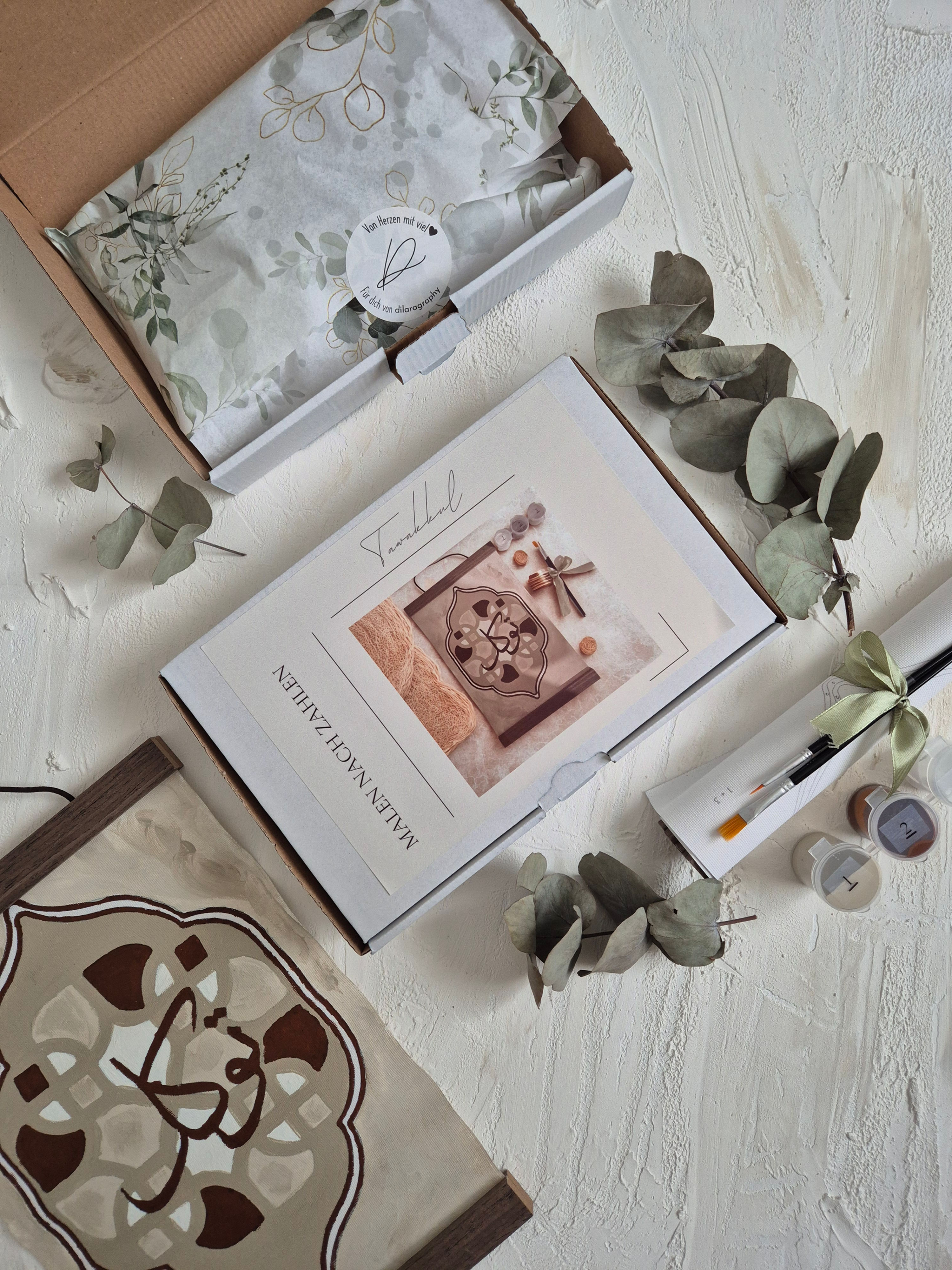 Malen Nach Zahlen Kalligraphie "Tawakkul"