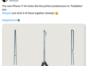 The new iPhone 17s are air! 