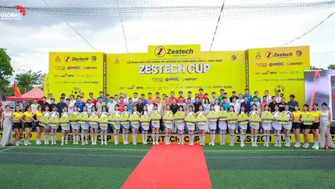 Khai mạc giải bóng đá ngành xe miền Nam lần 4 - Zetech Cup 2025