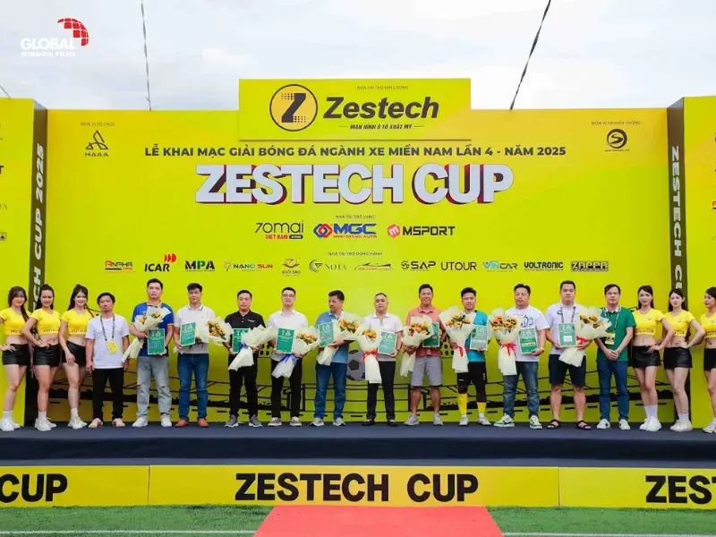 Giải bóng đá ngành xe miền Nam lần 4 - Zestech Cup với sự tham gia của nhiều đơn vị tài trợ