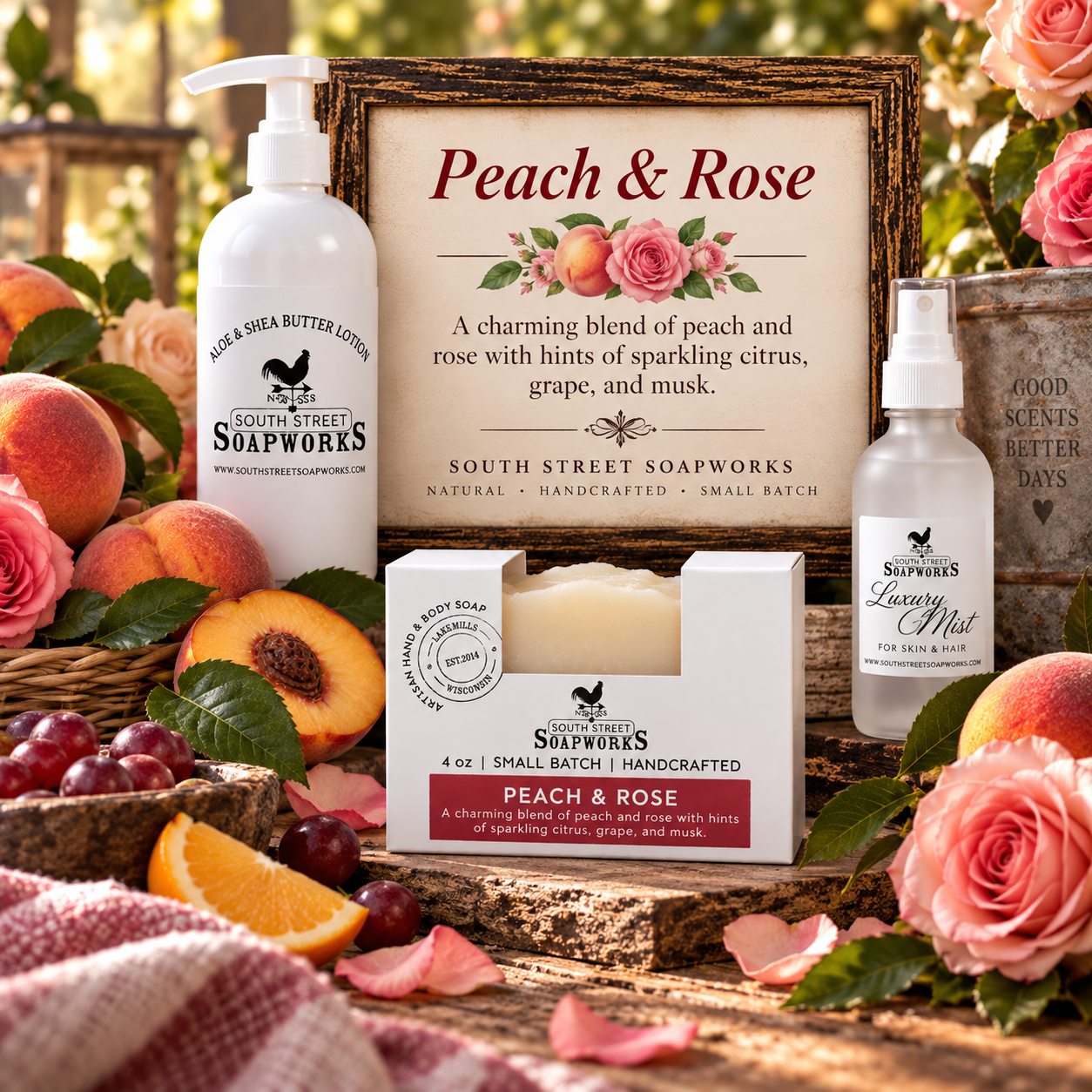 PEACH & ROSE