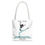 Thumbnail: Yoga Tote Bag (Style 2) - Flex Flow Yoga Pro Logo (White)