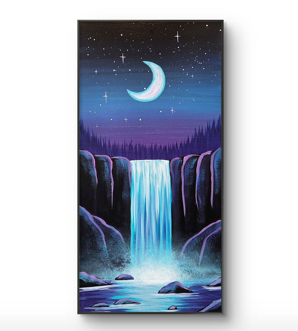 "Moonlit Falls" At EMCS | Sooke