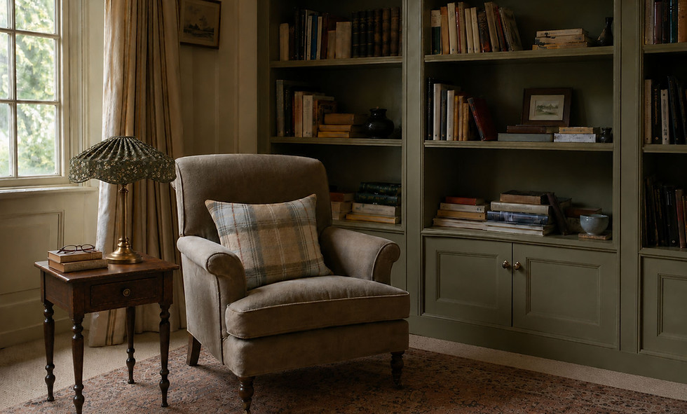 margaux-hero-custom-fabric-eden-olive-linen-scalloped-pleated-lampshade-library.jpg