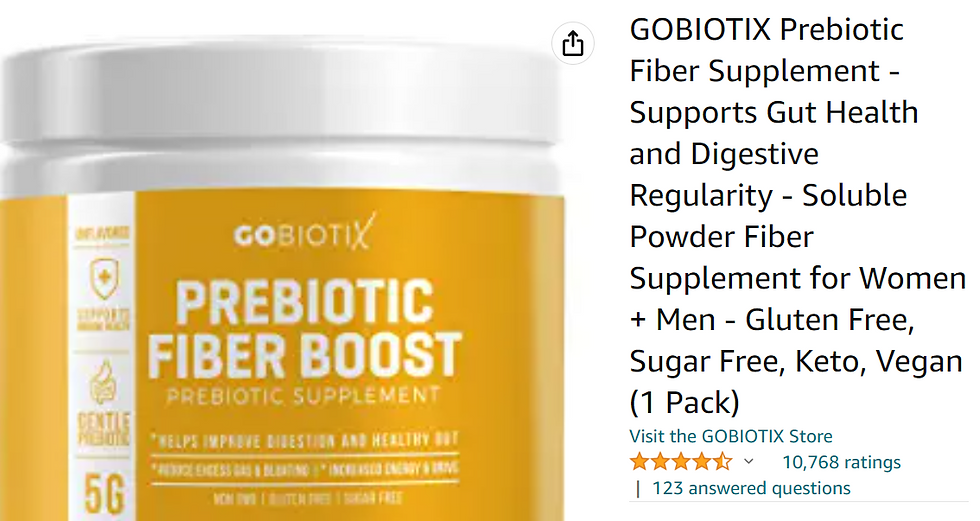 Prebiotic Fiber supplement
