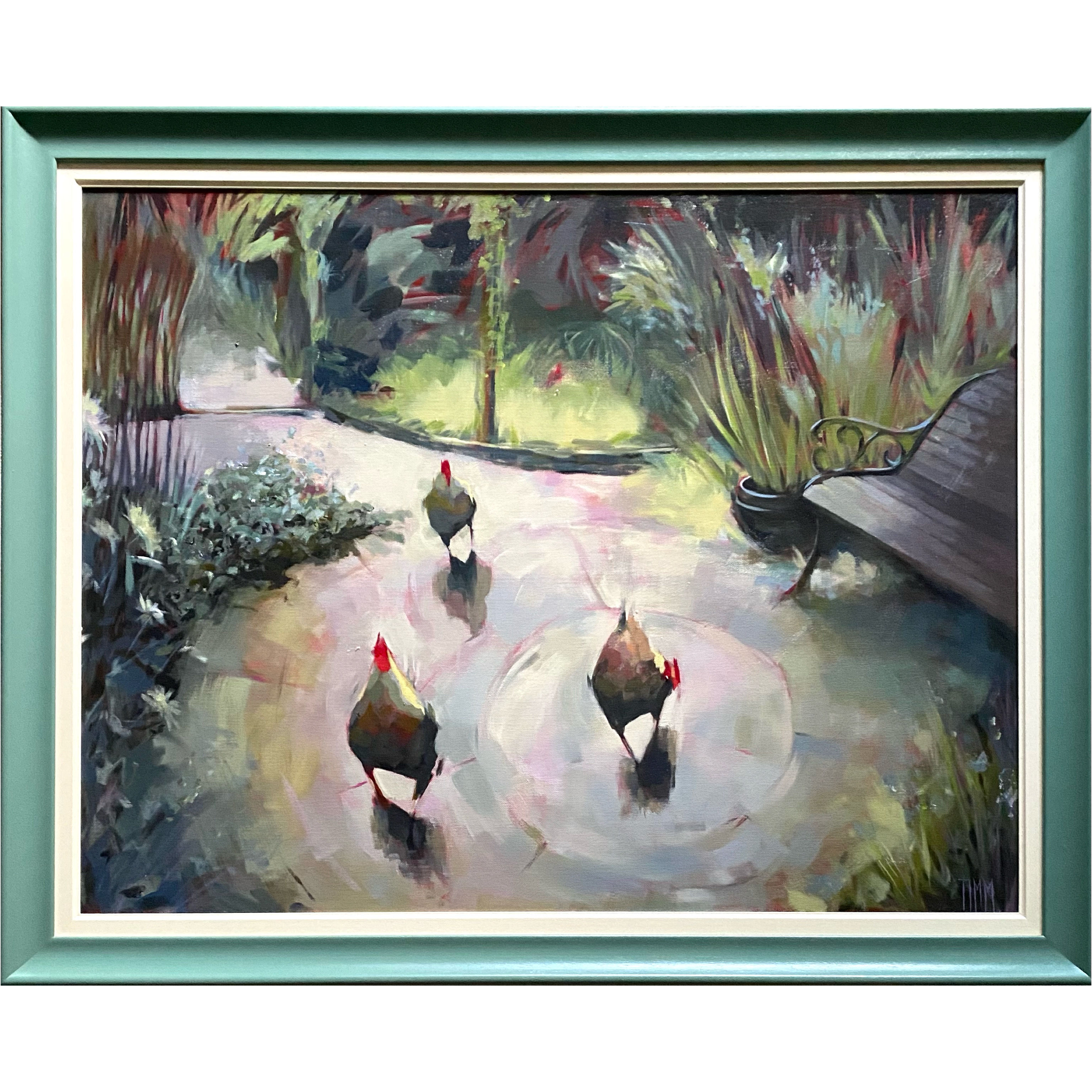 Original painting ‘The Secret Garden’ ( framed )