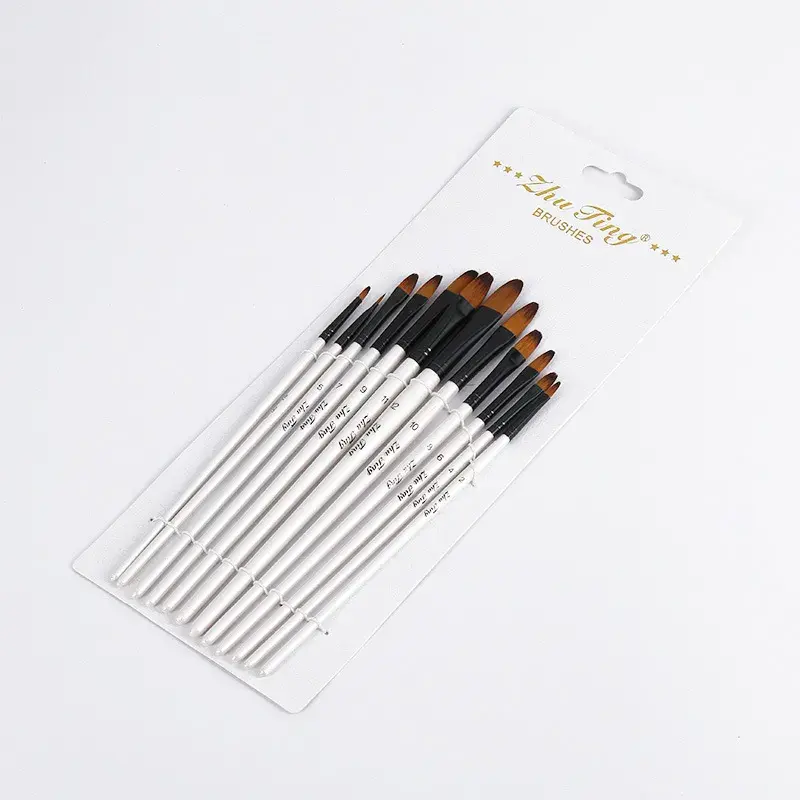 Thumbnail: 12 Pcs/Set Nylon Hair Paint Brush Set