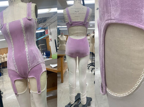 Vintage Velour ~ Bodysuit and Leggings Set