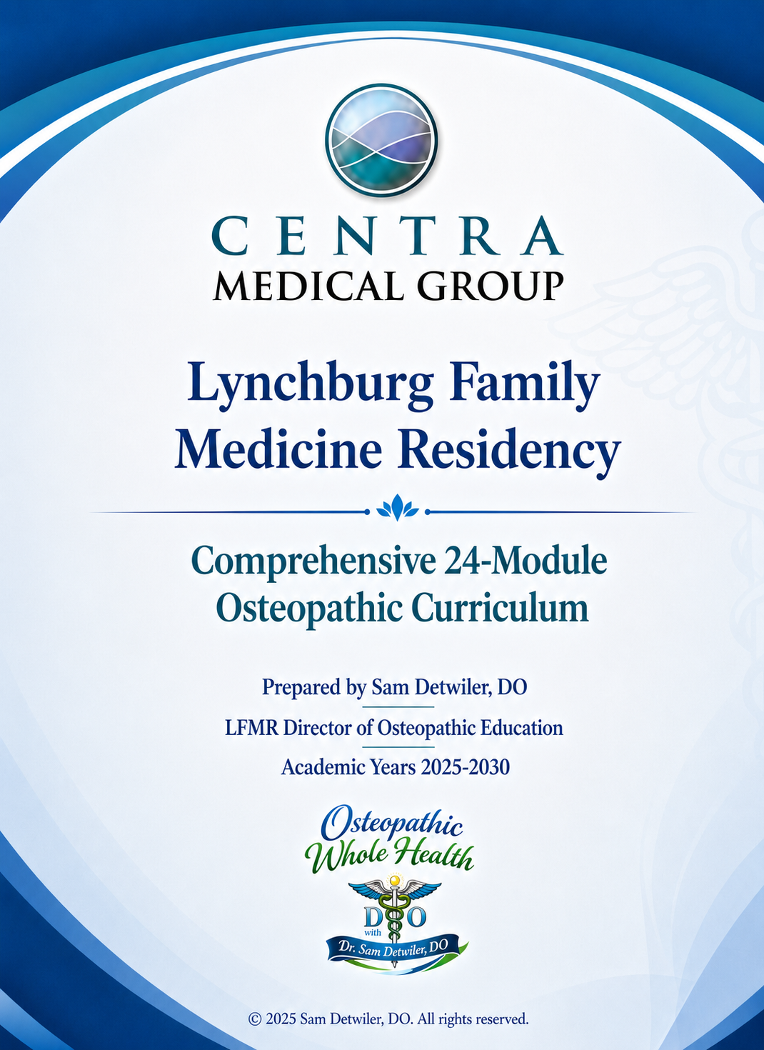 Original cover: Osteopathic Curriculum Manual