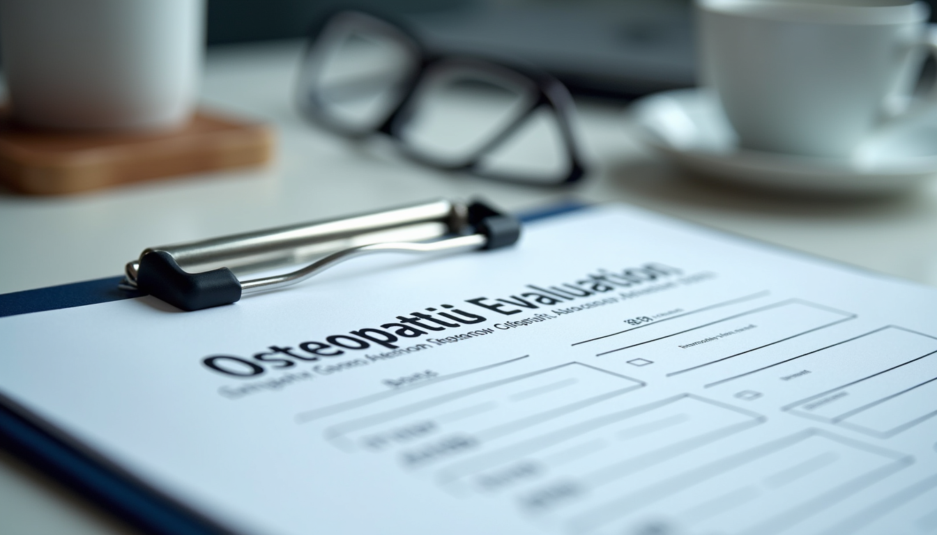 Original cover: Osteopathic Evaluation Form: OMT OSCE Evaluation Form Examples