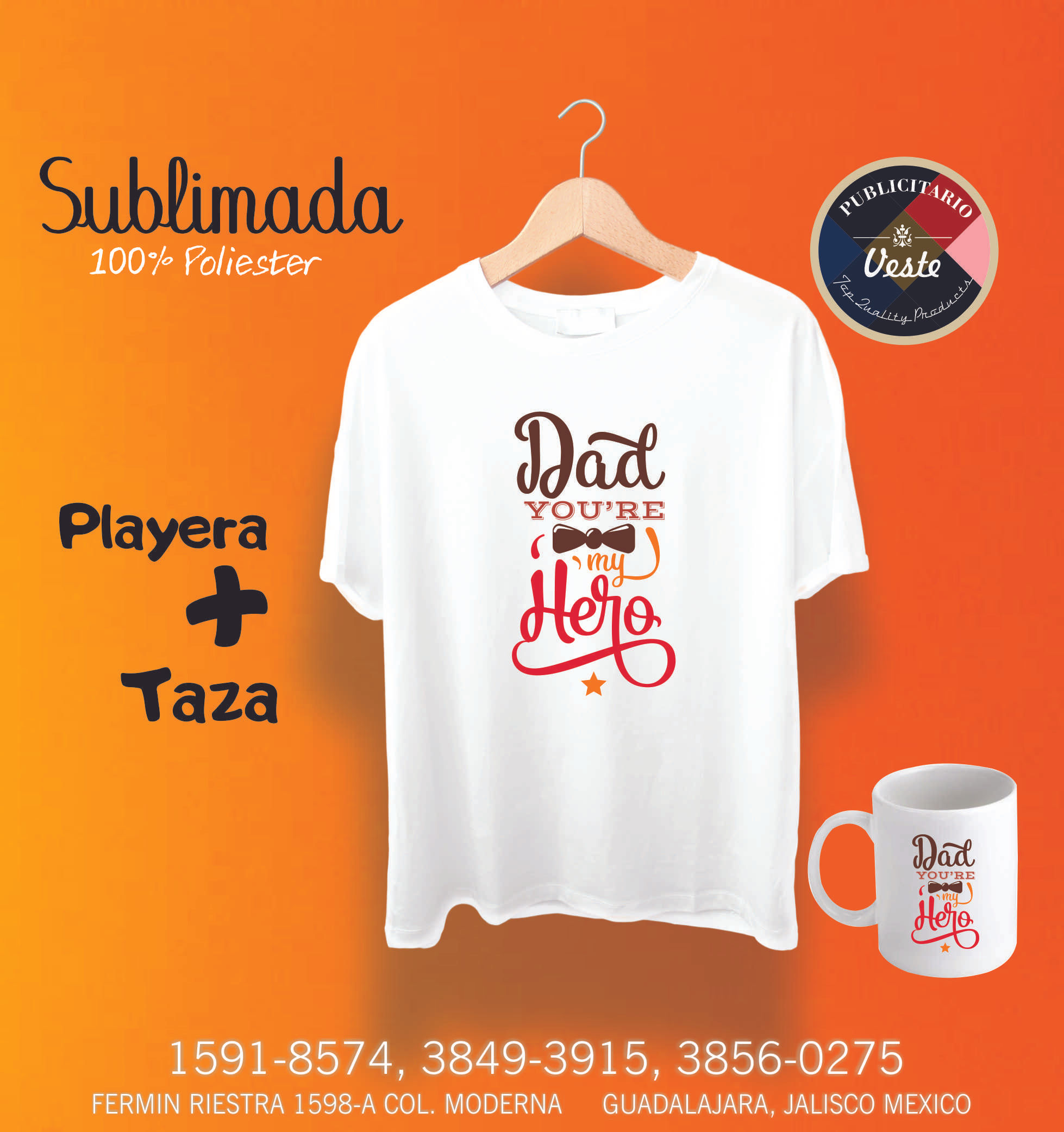 You are my hero Playera & Taza