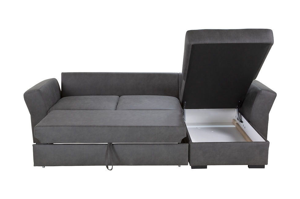 Miniaturbild: Ecksofa "CASCADA" inkl. Bettfunktion, Bettkasten