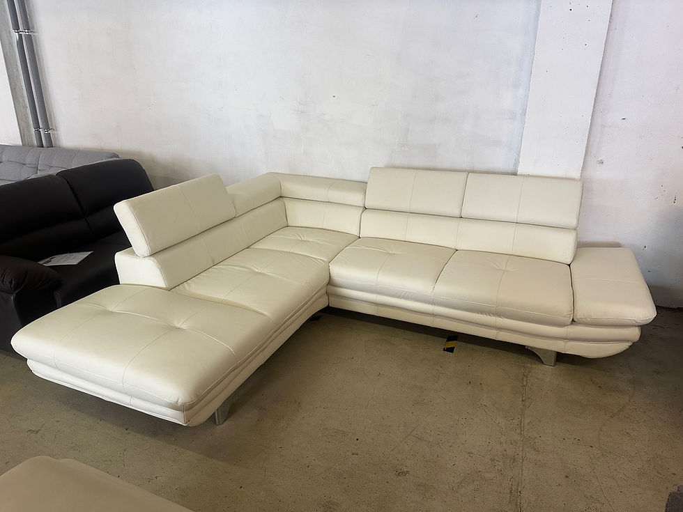 Miniaturbild: SET: Ecksofa+ Hocker "ENTER" Kopfteilverstellung,