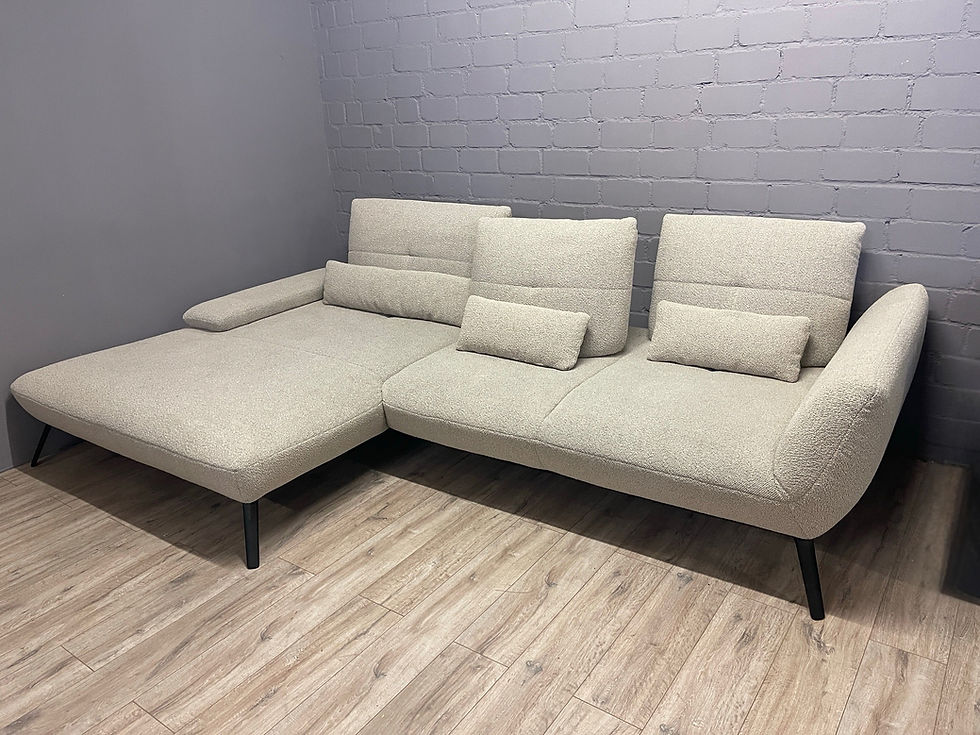 Miniaturbild: Ecksofa "DAVOS"  inkl. Sitztiefenverstellung 196/323 cm