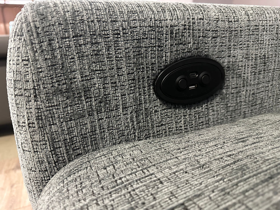 Miniaturbild: Ecksofa "VARADERO" mit elektrischer Sitztiefenverstellung,
